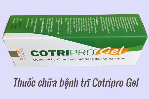 Thuốc điều trị bệnh trĩ Cotripro Gel