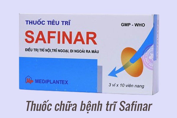 Thuốc điều trị bệnh trĩ Safinar